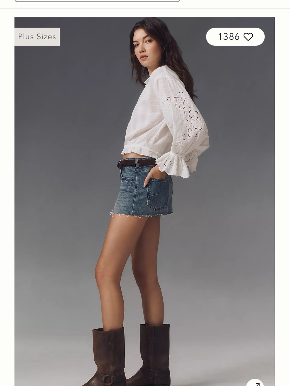 Anthropologie Denim Cutoff Shorts - Pilcro - Size 27 - Picture 6 of 6
